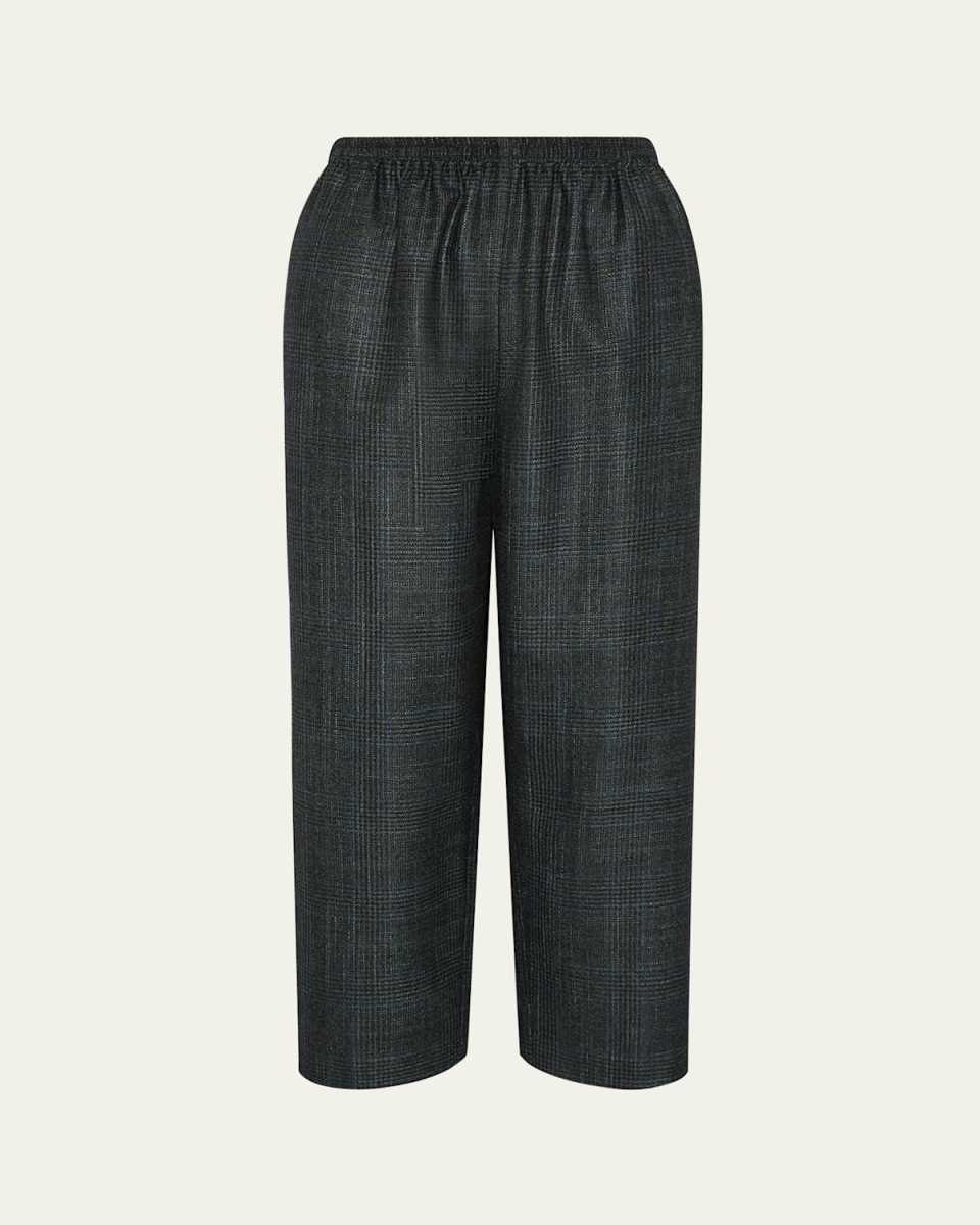 Japanese Wool Plaid Trousers